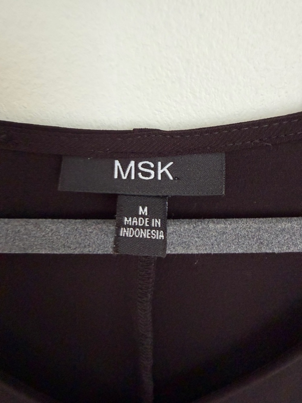 MSK Black Cold-Shoulder V-Neck Midi Dress with Lattice Sleeve Detail Medium NWT - Picture 2 of 9